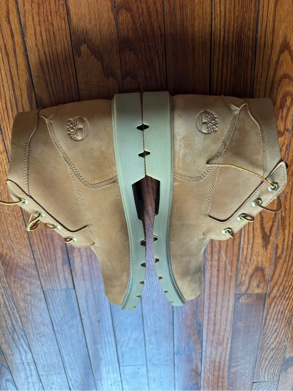 Timberland Men's Wheat Tan Nubuck Work Boot Chukka